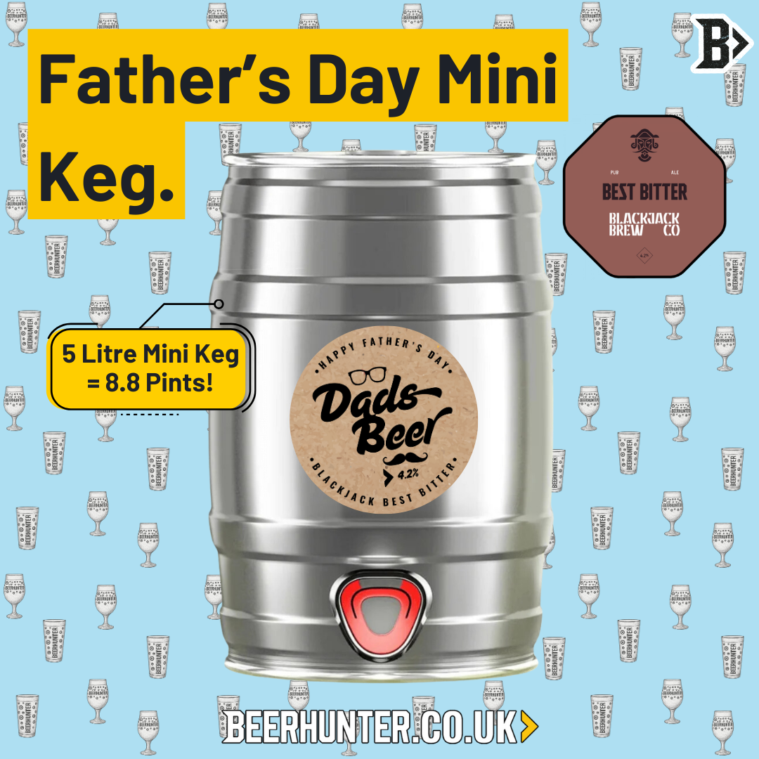 Father's Day Dads Beer Limited Edition Blackjack Brewery Best Bitter Mini Keg - 4.2% ABV (5 Litre)