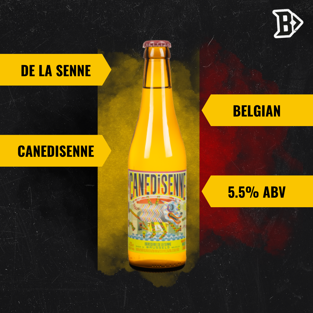 De La Senne Belgian Canedisenne Lager 330ml Bottles - 5.5% ABV (12 Pack)