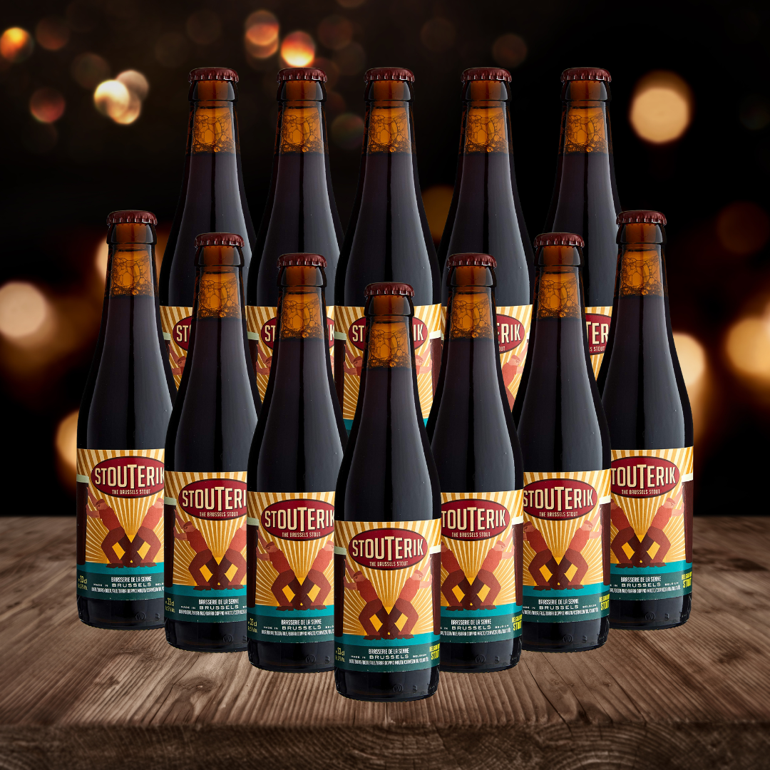 De La Senne Belgian Stout Stouterik 330ml Bottles - 5.0% ABV (12 Pack)
