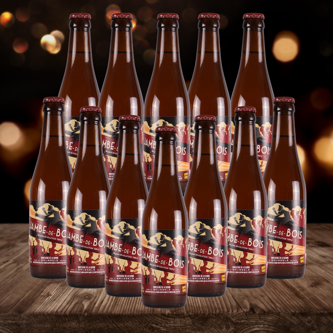 De La Senne Belgian Tripel Jambe De Bois 330ml Bottles - 8.0% ABV (12 Pack)