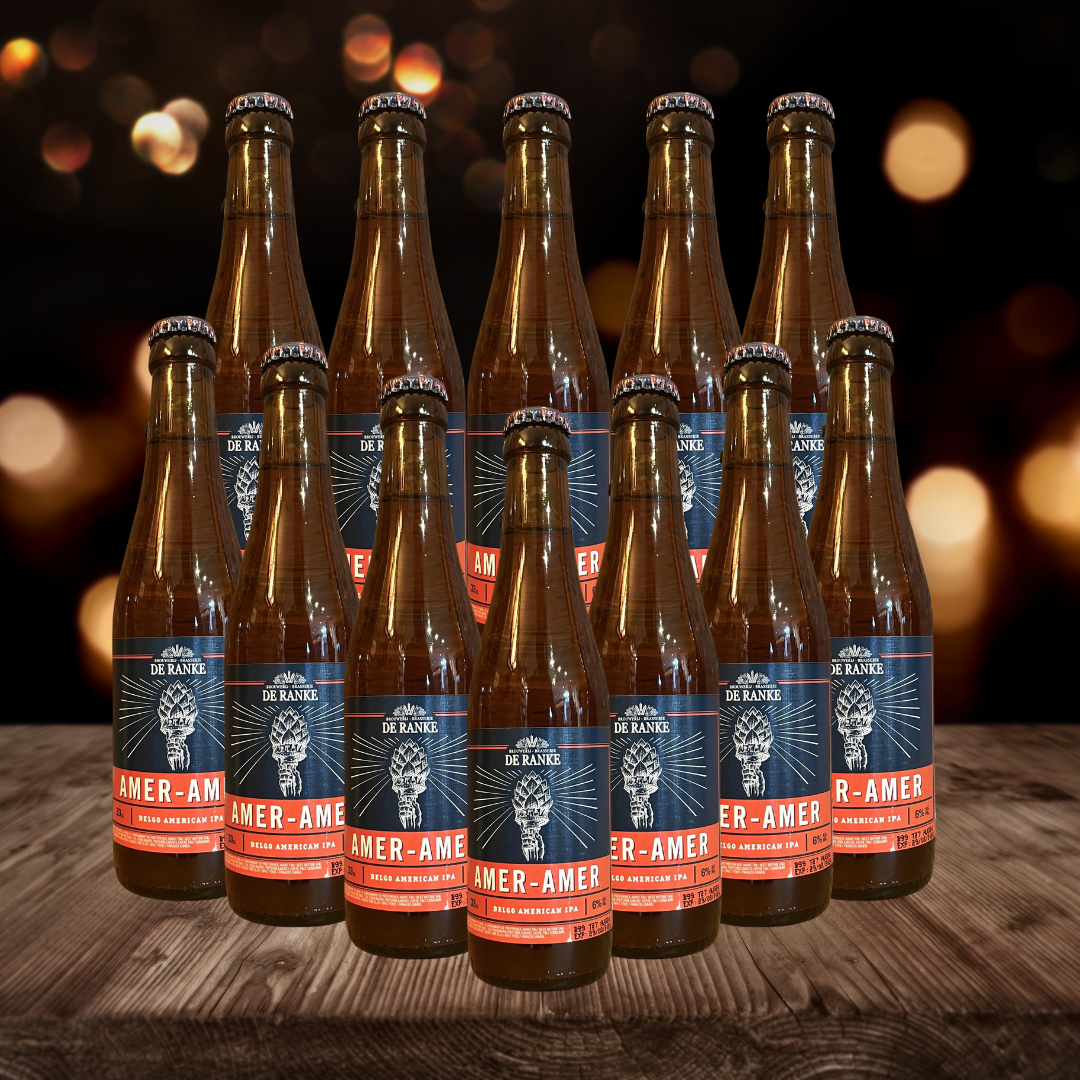 De Ranke Belgian Amer-Amer IPA 330ml Bottles - 6.0% ABV (12 Pack)
