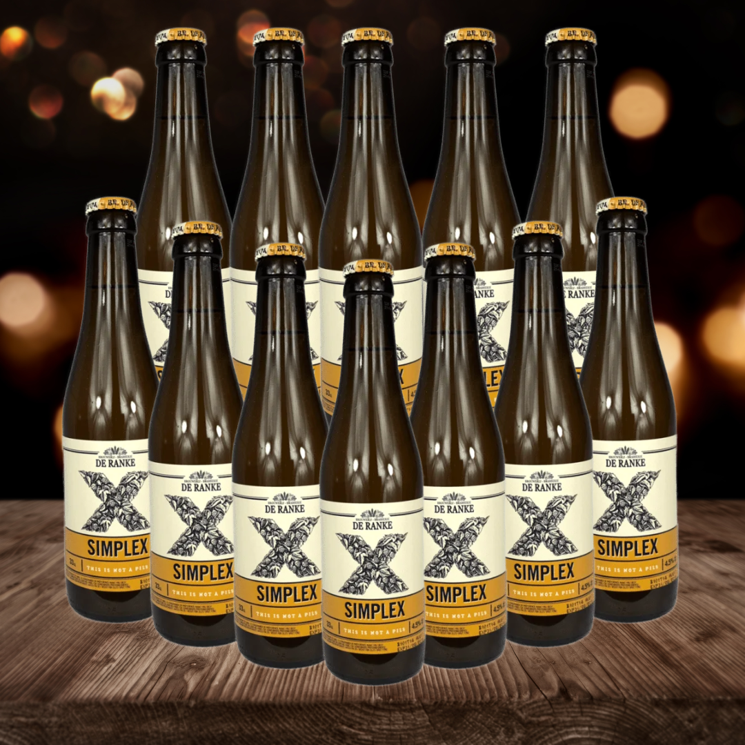 De Ranke Belgian Simplex Blond 330ml Bottles - 4.5% ABV (12 Pack)