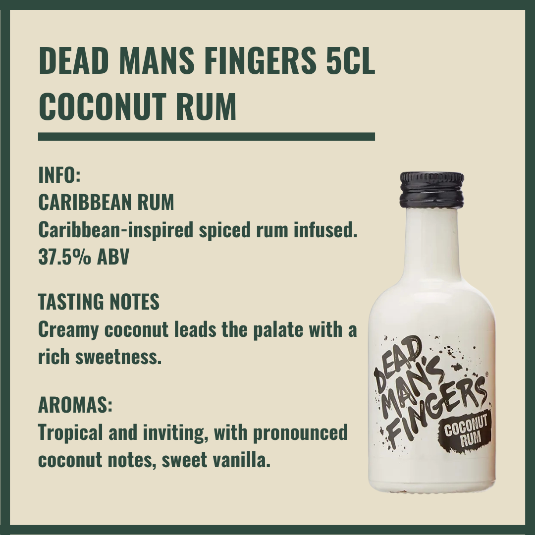 Premium Tiny Bar Dead Mans Rum Miniatures and Mixers Gift Box Set (4 x 5cl)