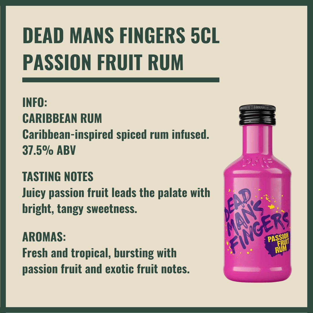 Premium Tiny Bar Dead Mans Rum Miniatures and Mixers Gift Box Set (4 x 5cl)