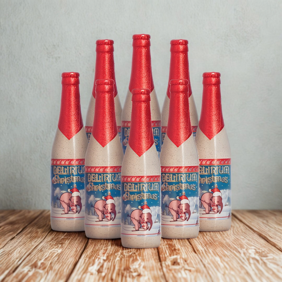 Delirium Christmas Belgian Strong Ale 330ml Bottles - 10.0% ABV (8 Pack)