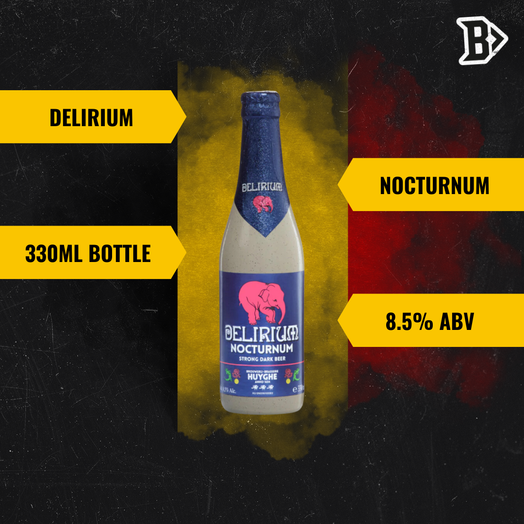 Delirium Nocturnum Belgian Strong Ale 330ml Bottles - 8.5% ABV (12 Pack) - BEERHUNTER