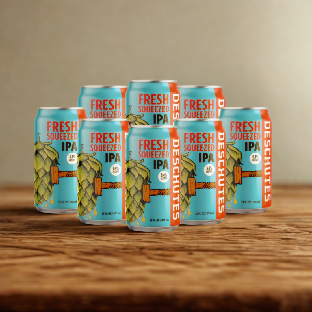 Deschutes Fresh Squeezed IPA – American Craft India Pale Ale - 355ml Cans (8 Pack)