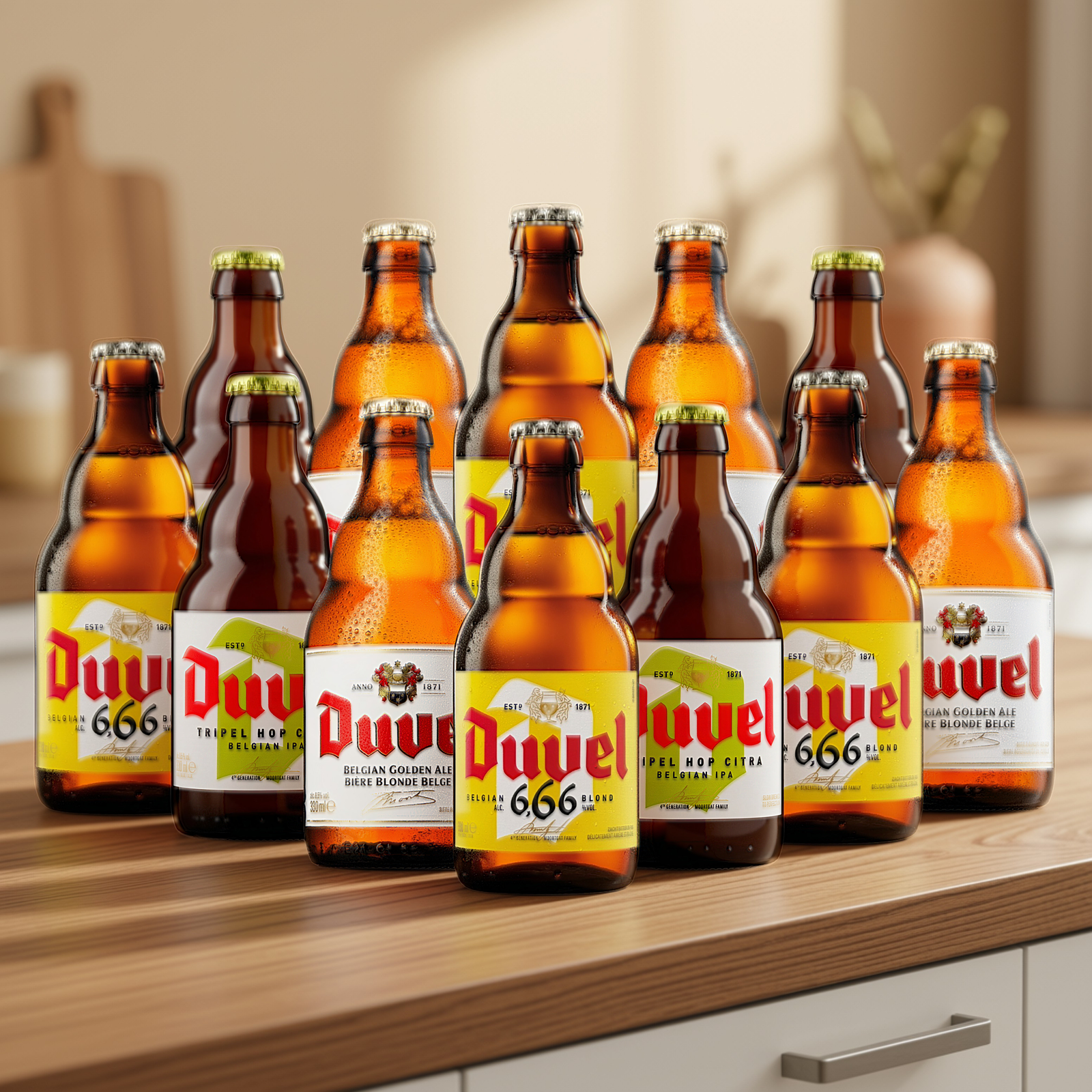 Duvel Belgian Beer Mixed Case 330ml Bottles – 12 Pack