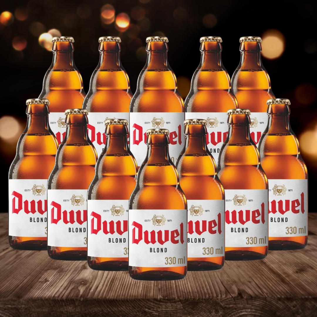 Duvel Belgian Strong Ale 330ml Bottles - 8.5% ABV (12 Pack) - BEERHUNTER