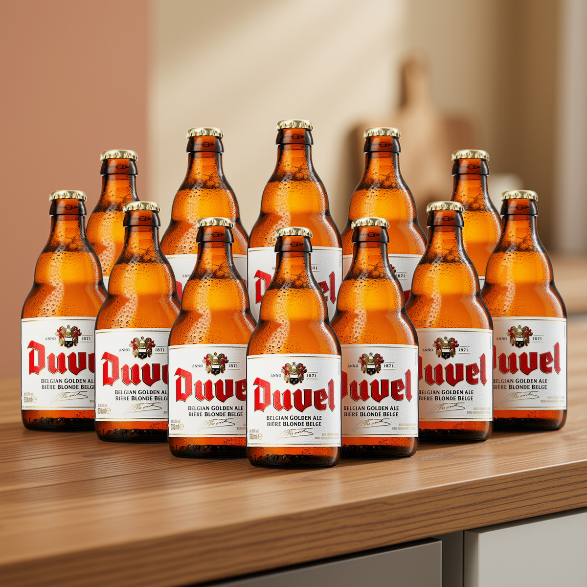 Duvel Belgian Strong Ale 330ml Bottles - 8.5% ABV (Multipack)