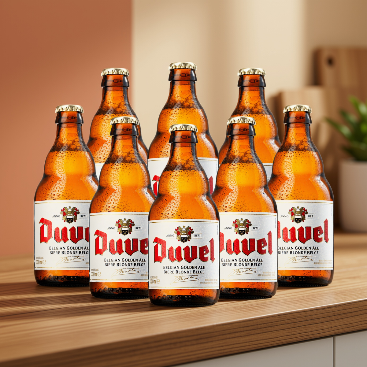 Duvel Belgian Strong Ale 330ml Bottles - 8.5% ABV (Multipack)