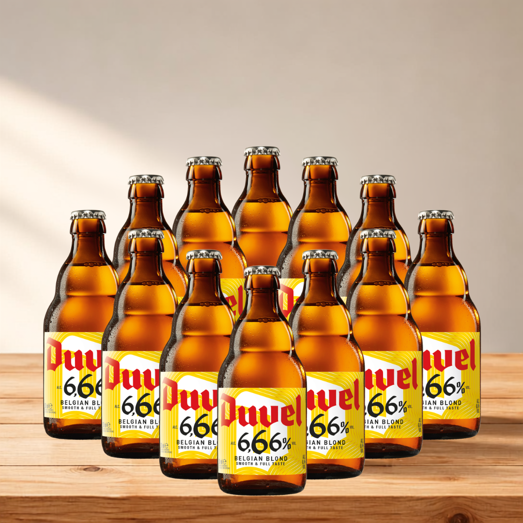 Duvel Belgian Strong Ale 666 330ml Bottles - 6.6% ABV (Multipack)