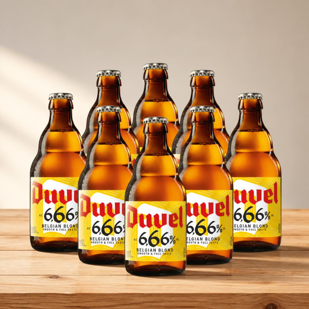 Duvel Belgian Strong Ale 666 330ml Bottles - 6.6% ABV (Multipack)