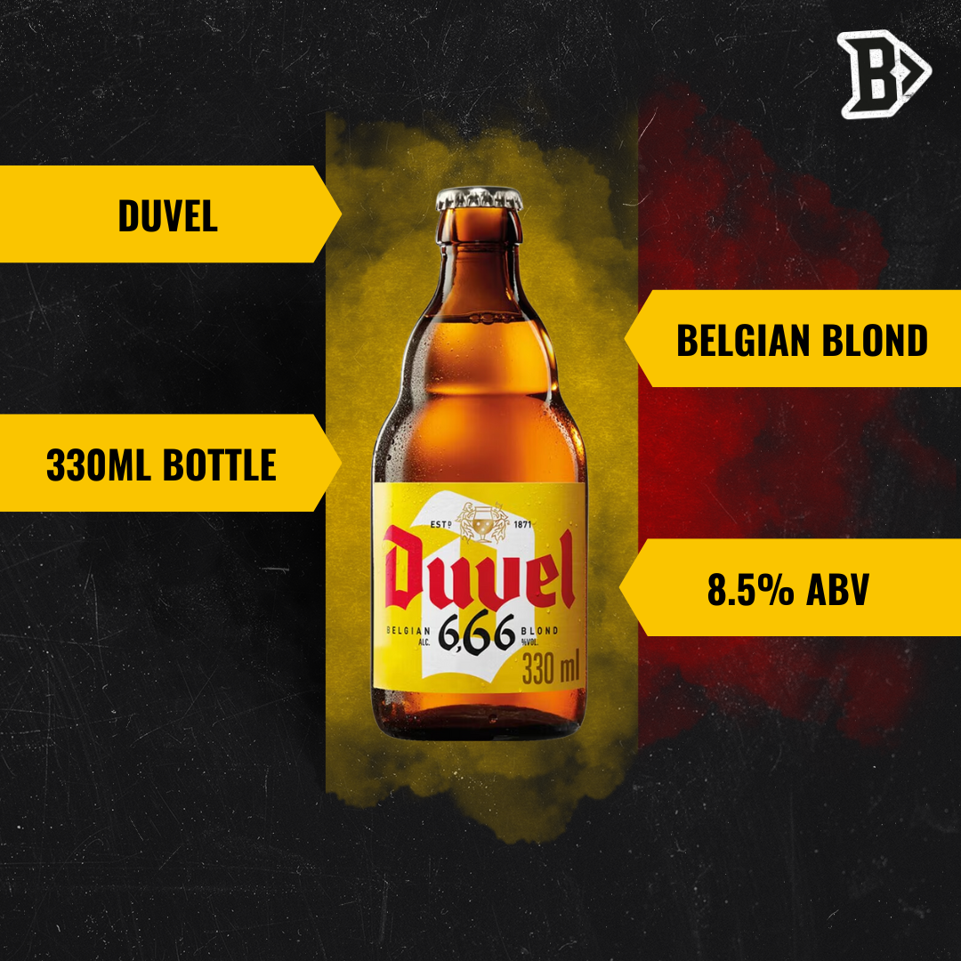 Duvel Belgian Strong Ale 666 330ml Bottles - 8.5% ABV (12 Pack) - BEERHUNTER