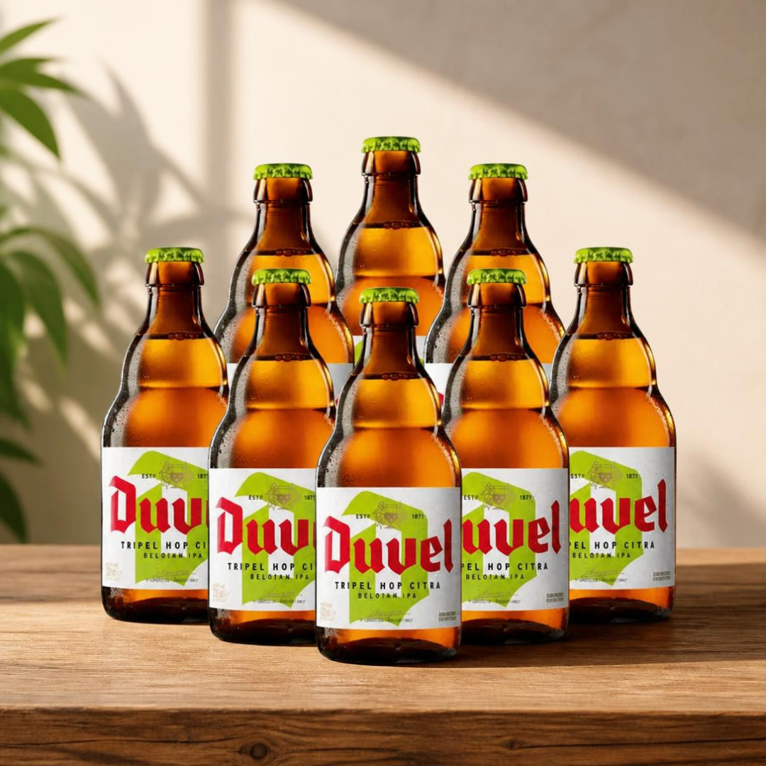 Duvel Belgian Strong Ale Tripel Hop Citra 330ml Bottles - 9.0% ABV (Multipack)