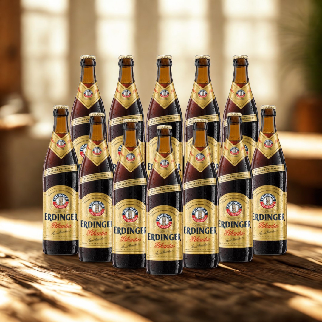 ERDINGER Pikantus Strong German Weizenbock 500ml Bottles – 7.3% ABV (12 Pack)