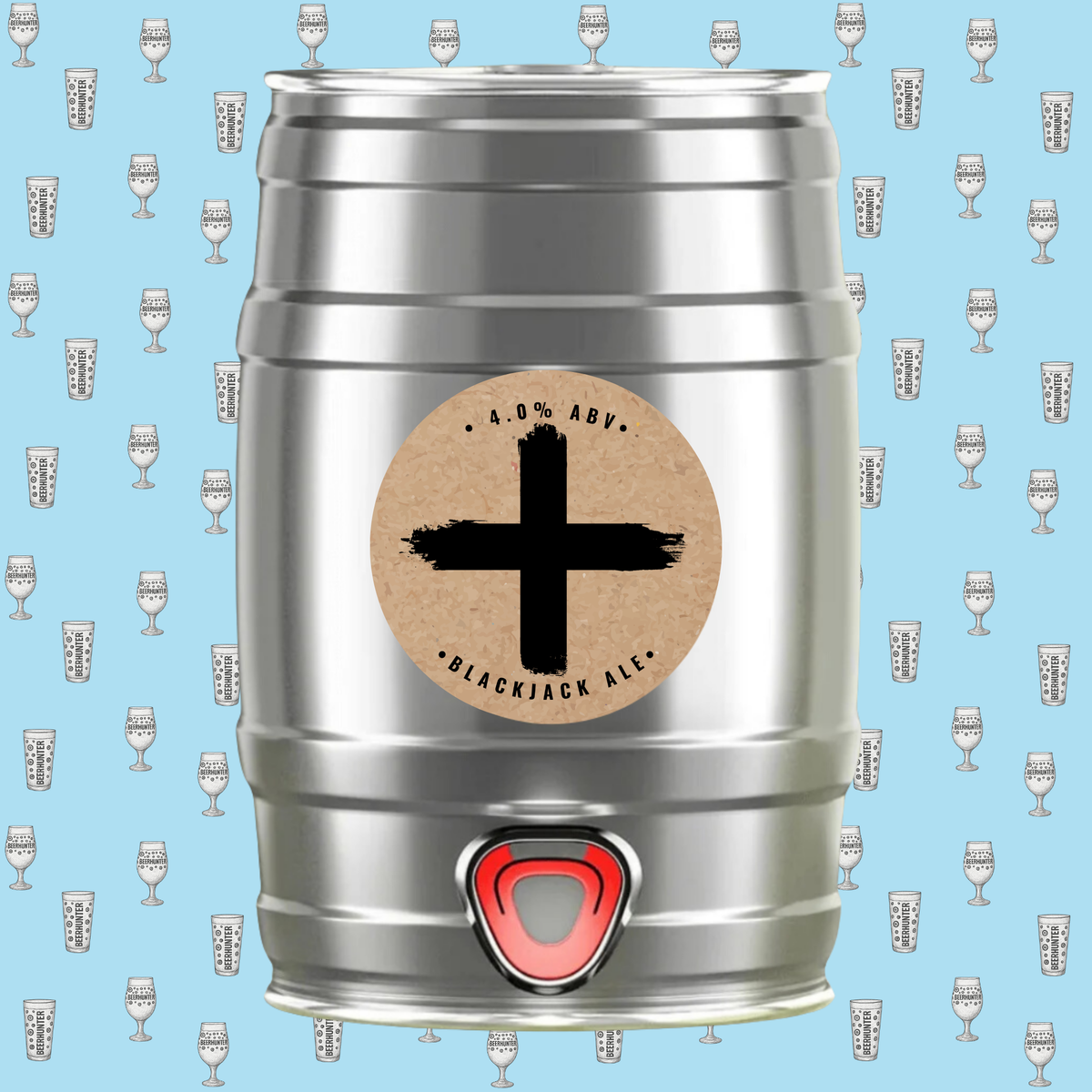 England Mini Keg – 5 Litre Limited Edition Blackjack Brewery Ale (4.0% ABV)