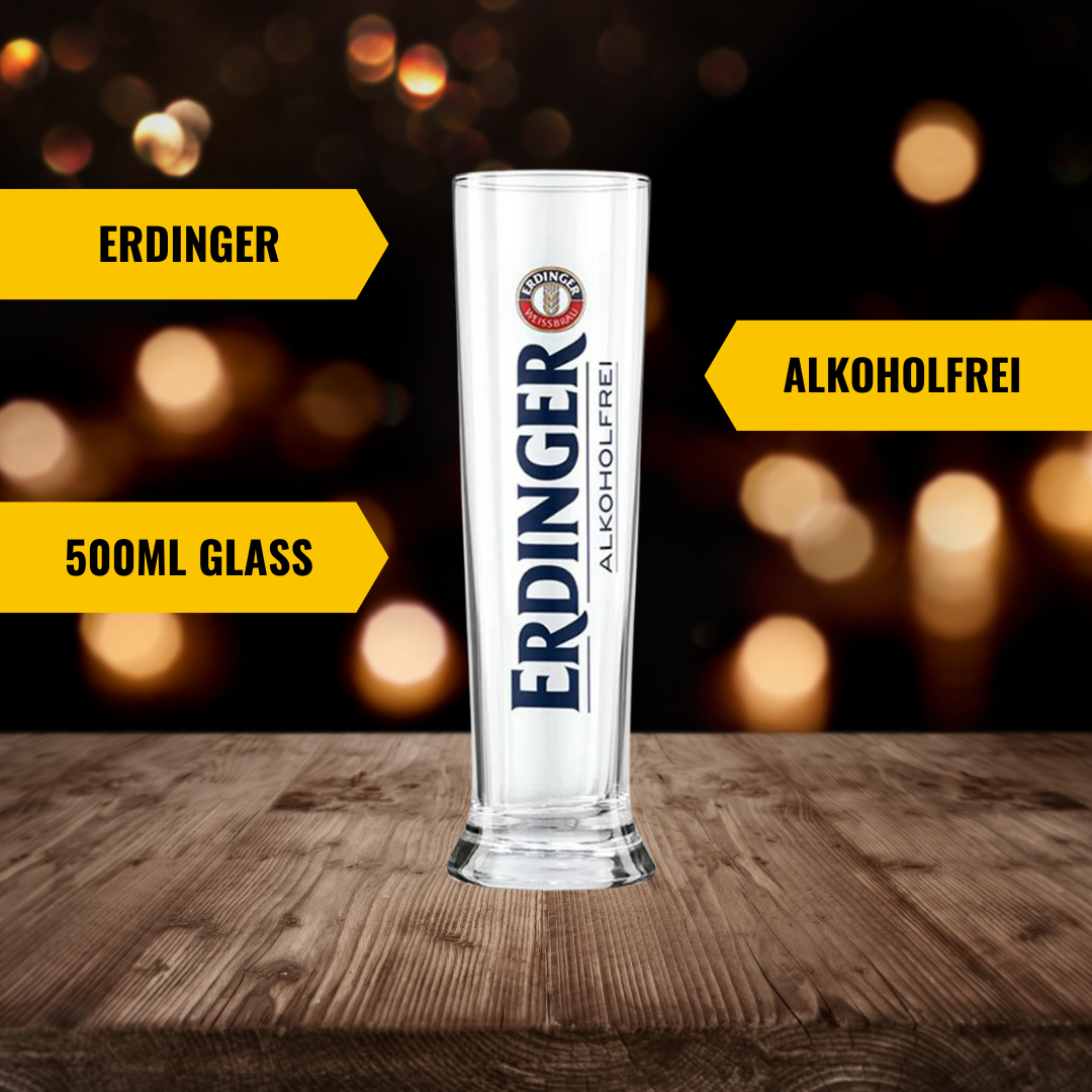 Erdinger Alkoholfrei 500ml Glass - BEERHUNTER