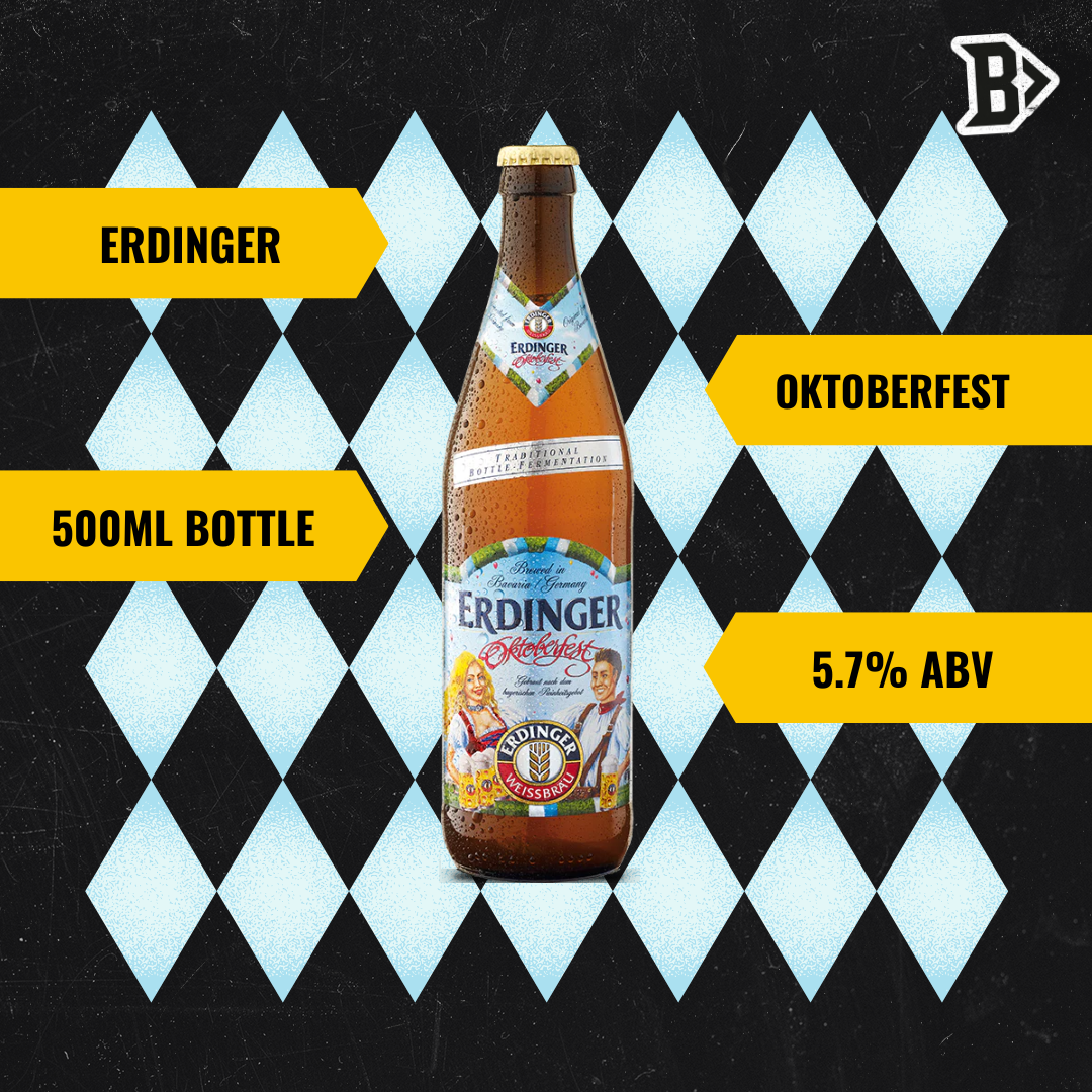 Erdinger Oktoberfest Wheat Beer 500ml Bottles - 5.7% ABV (12 Pack)