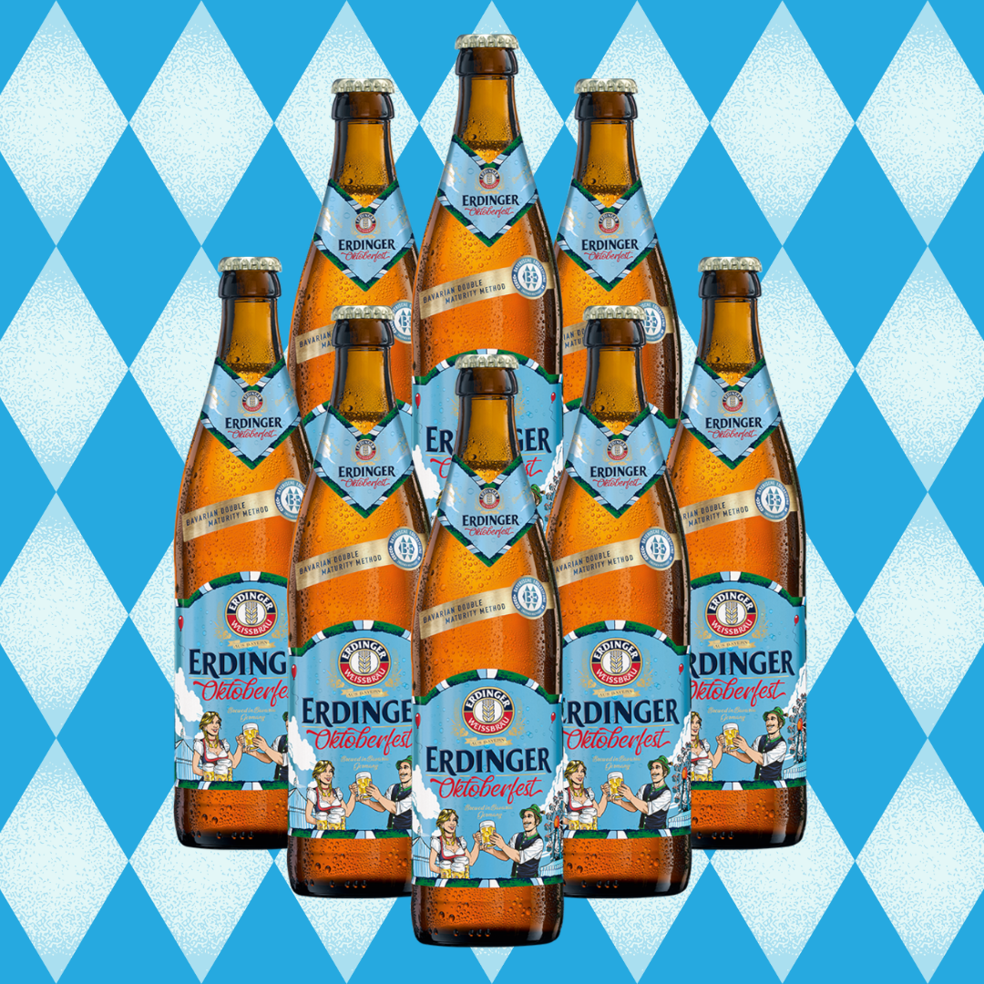Erdinger Oktoberfest Wheat Beer 500ml Bottles - 5.7% ABV (Multipack)