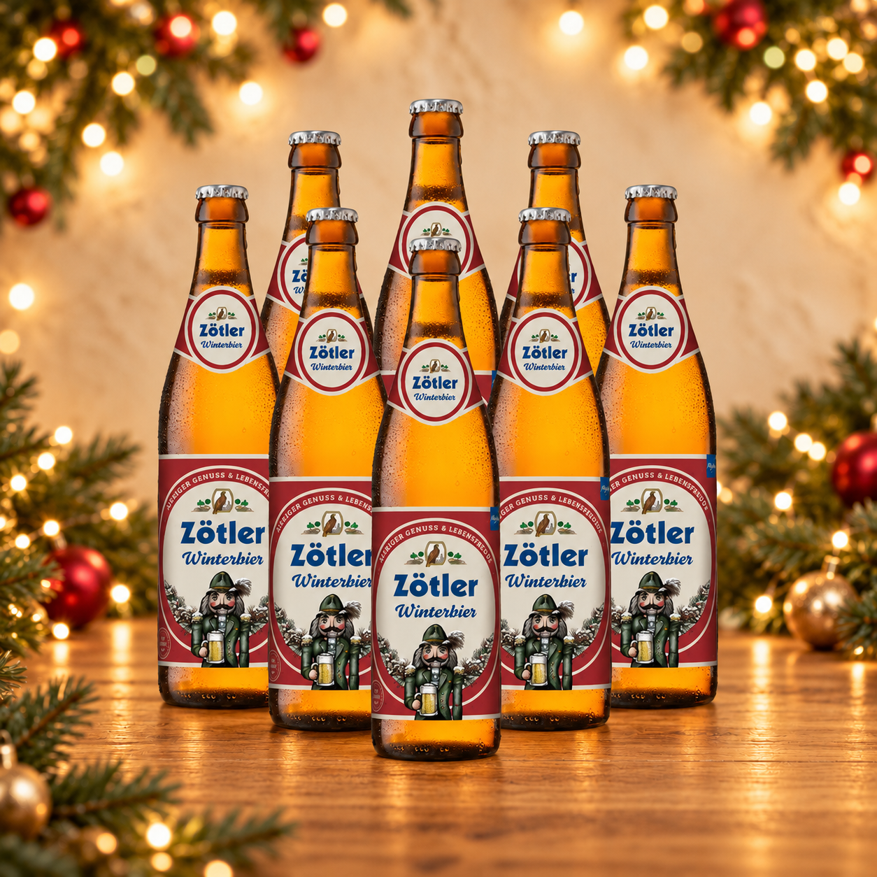Zotler Winterbier Winter Lager 500ml Bottles - 5.8% ABV (8 Pack)
