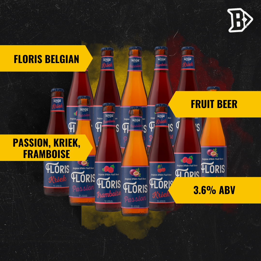 Floris Belgian Fruit Beer Mixed Case 330ml Bottles (12 Pack) - BEERHUNTER