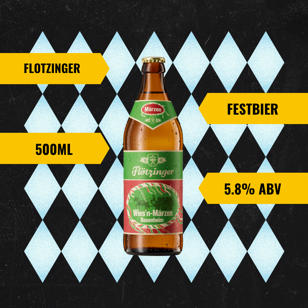 Flotzinger Weiz'n Marzen Festbier German Beer 500ml Bottles - 5.8% ABV (Multipack)