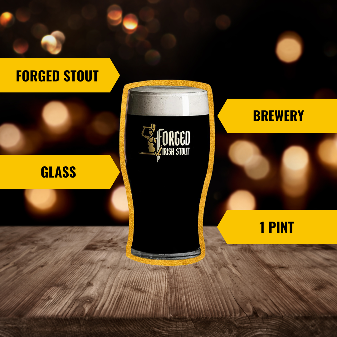 Forged Irish Stout Official Glass