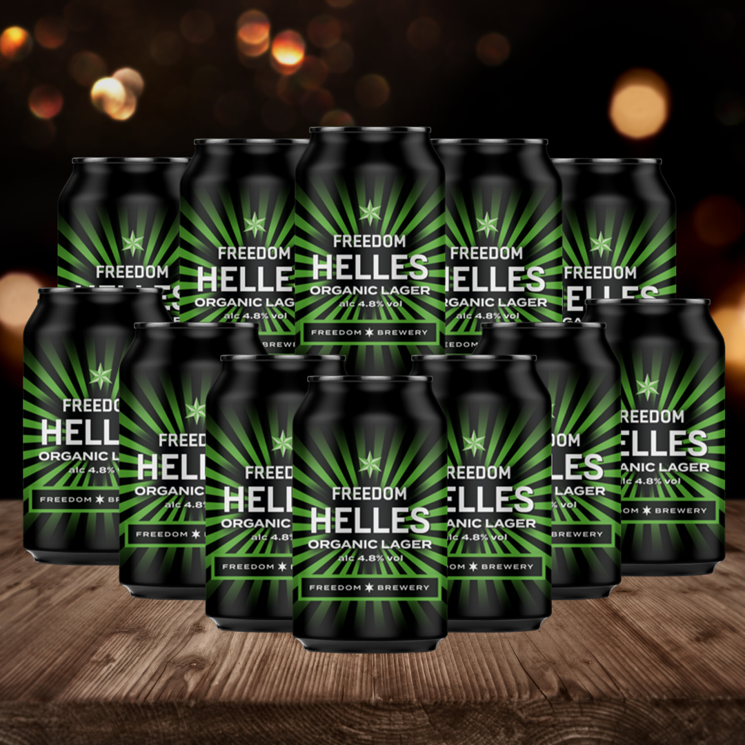 Freedom Brewery British Helles Craft Beer 330ml Cans - 12 Pack (4.8% ABV) - BEERHUNTER