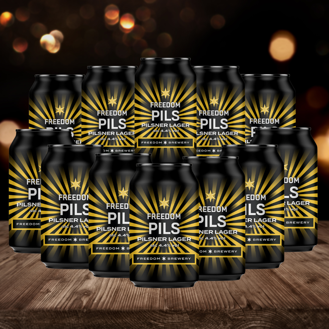 Freedom Brew Menu Freedom Brewery British Pilsner Craft Beer 330ml Cans - 12 Pack (4.4% ...