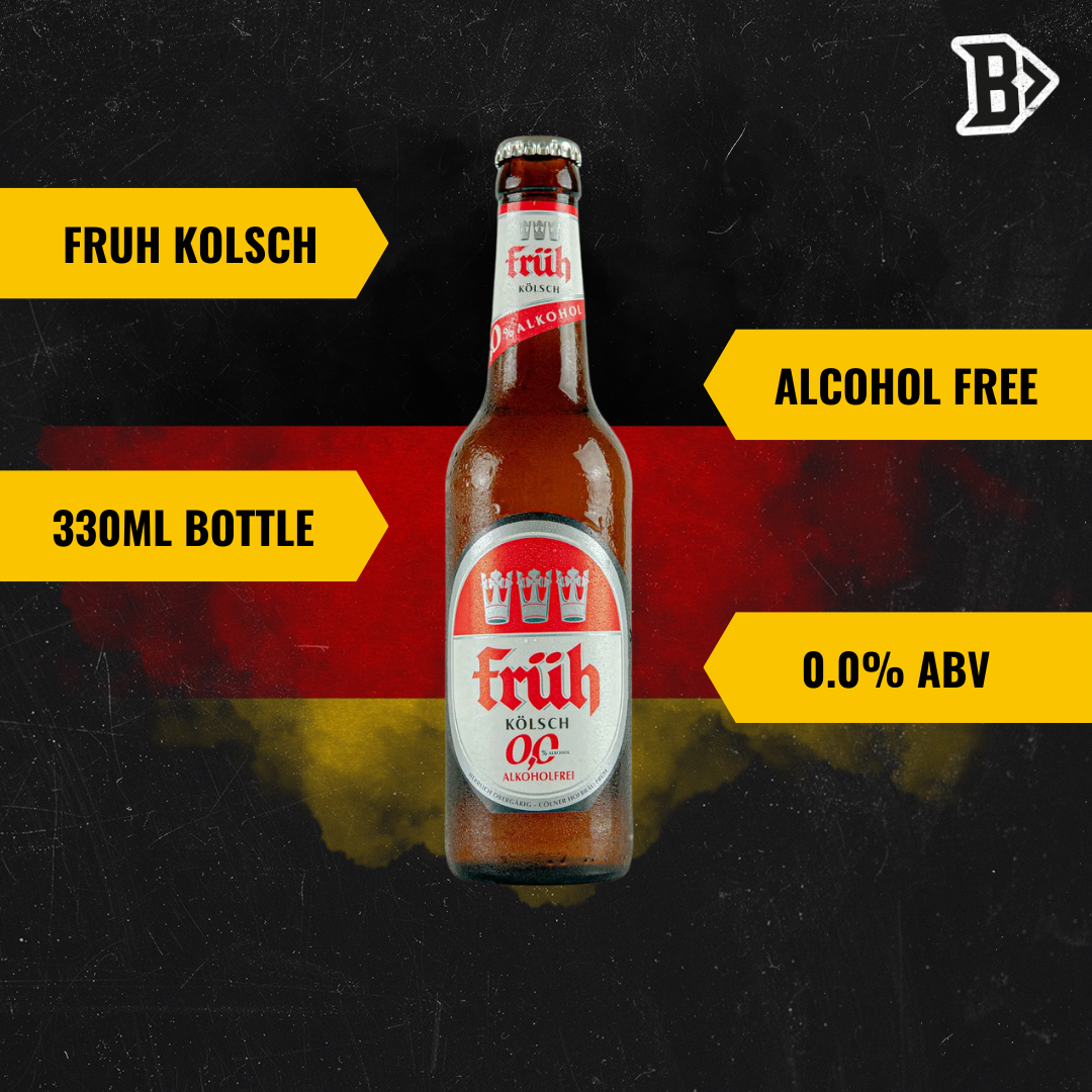 Früh Kölsch 0.0% Alcohol Free Beer 330ml Bottles (12 Pack) - BEERHUNTER