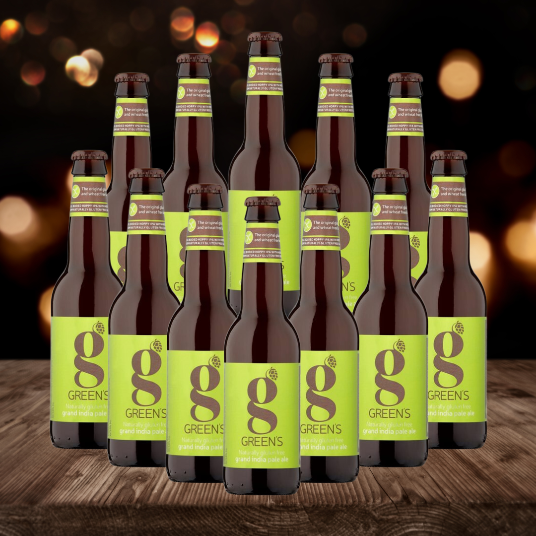 GREEN&#39;s Gluten Free IPA 330ml Bottles - 5.0% ABV (12 Pack) - BEERHUNTER