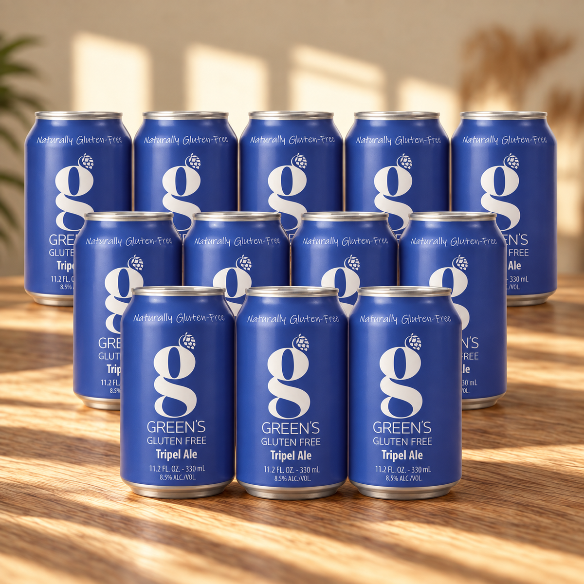 GREEN's Naturally Gluten Free Tripel Ale 330ml Cans - 8.5% ABV