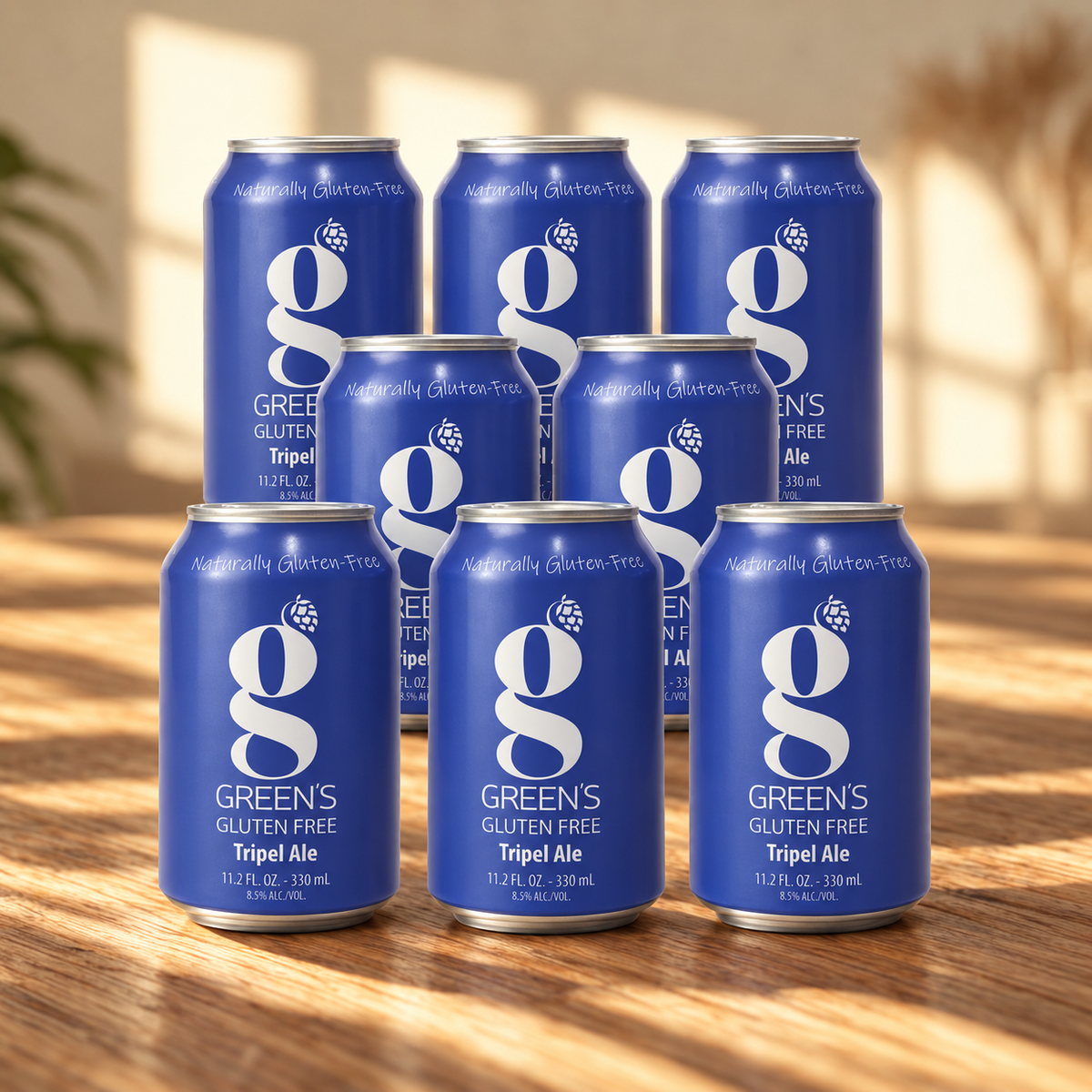 GREEN's Naturally Gluten Free Tripel Ale 330ml Cans - 8.5% ABV