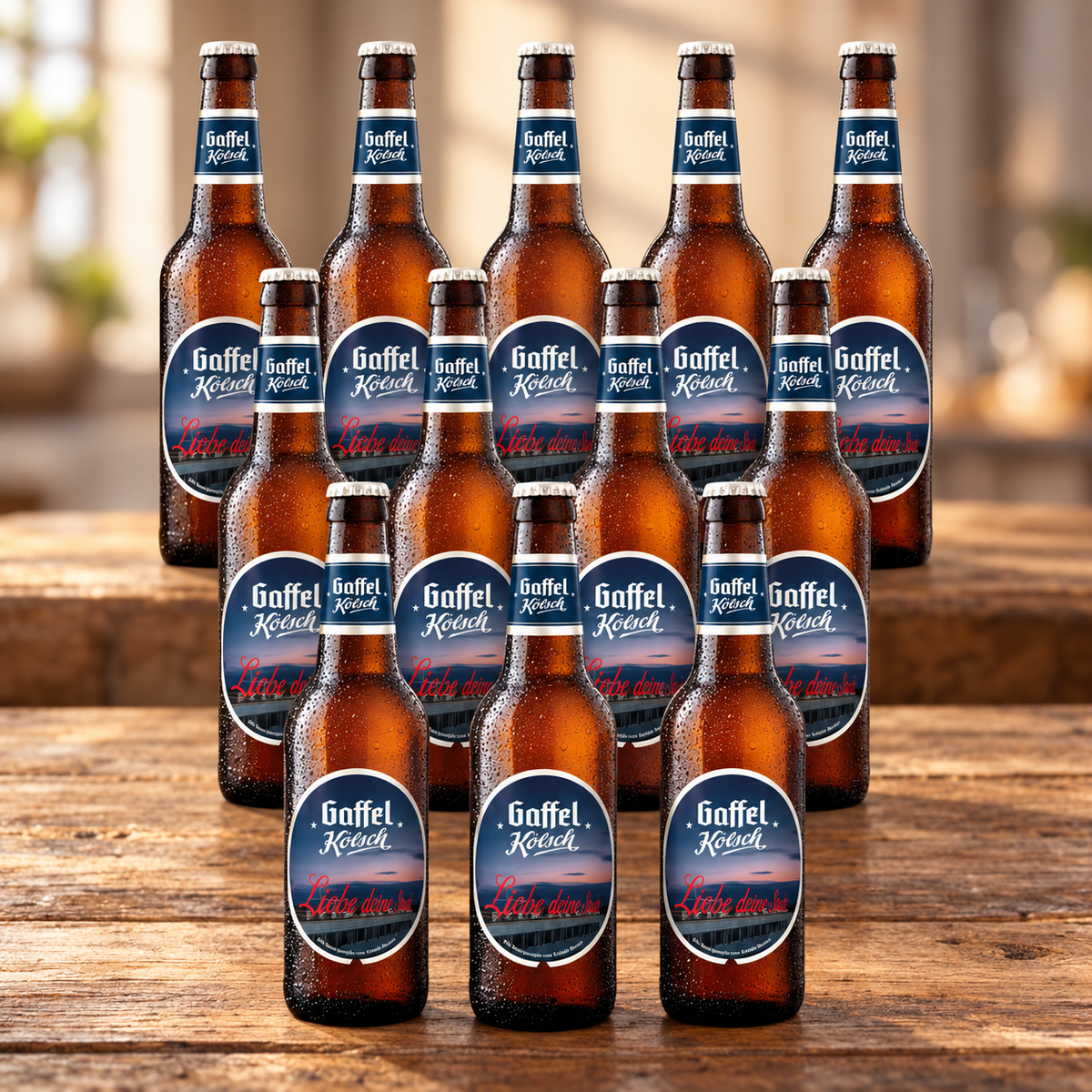 Gaffel Gerrman Kolsch Lager 500ml Bottles – 4.8% ABV (12 Pack)