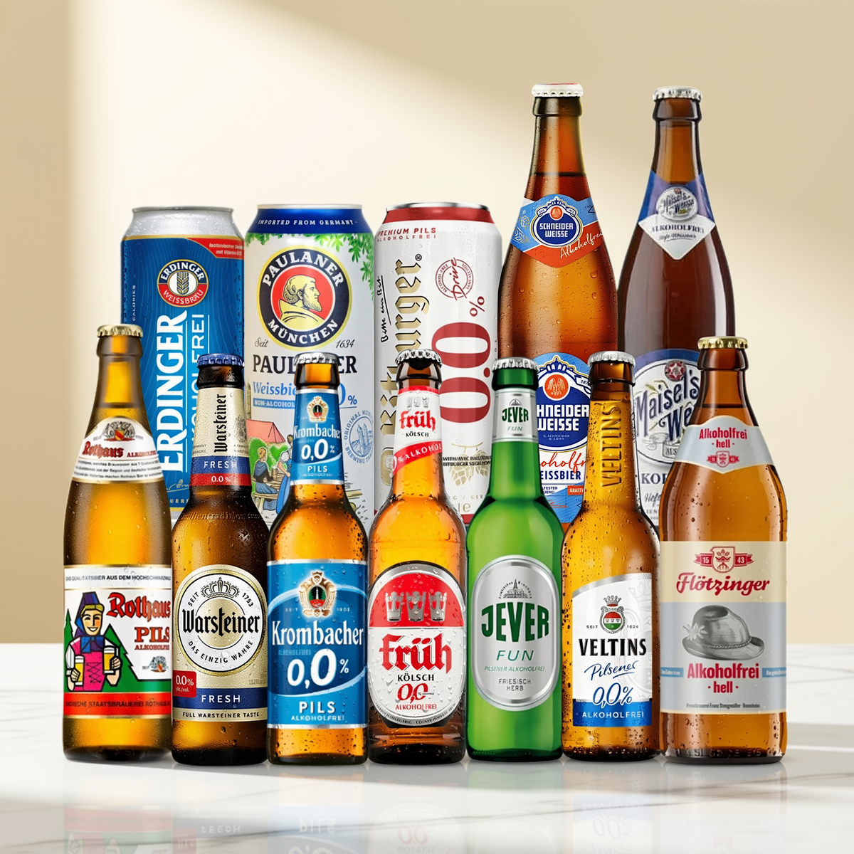 German Alcohol-Free Beer Mixed Case 12 Pack