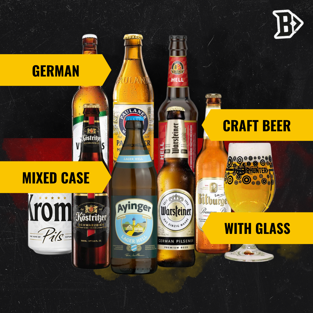 German Breweries Craft Beer 330ml Mixed Case Selection with Glass (8 Pack) - BEERHUNTER