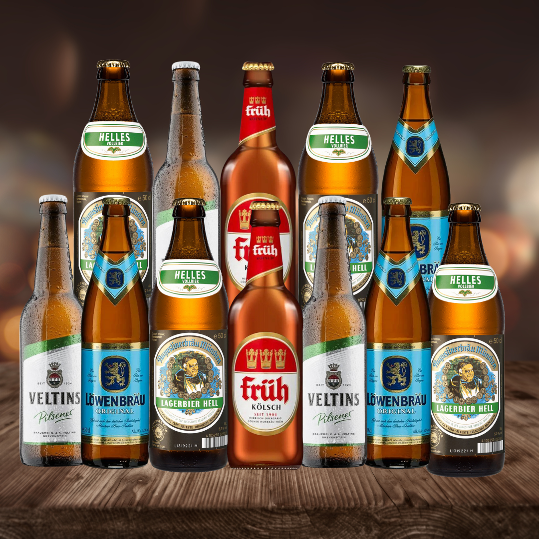 German Breweries Premium Lager Mixed Case (12 Pack) - BEERHUNTER