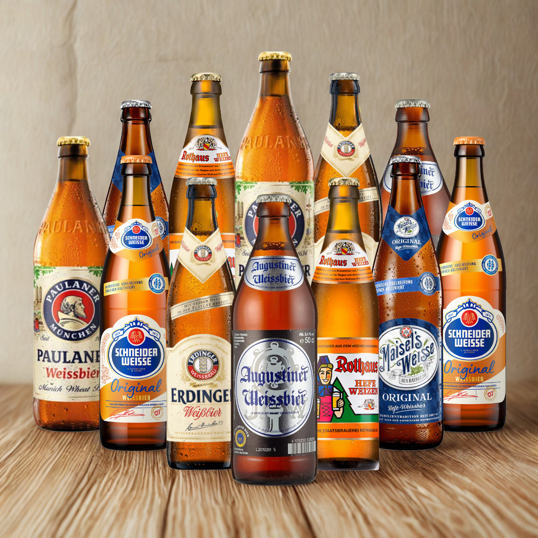 German Wheat Beer Mixed Case 12 x 500ml Bottles