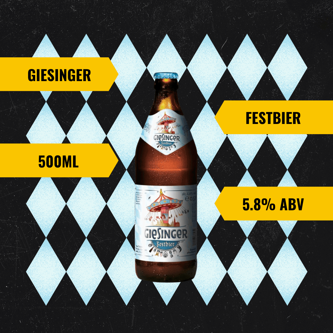 Giesinger Festbier German Lager 500ml Bottles - 5.8% ABV (12 Pack) - BEERHUNTER