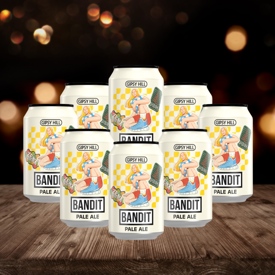 Gipsy Hill British Gluten Free Bandit Pale Ale 330ml Cans - 3.8% ABV (8 Pack)