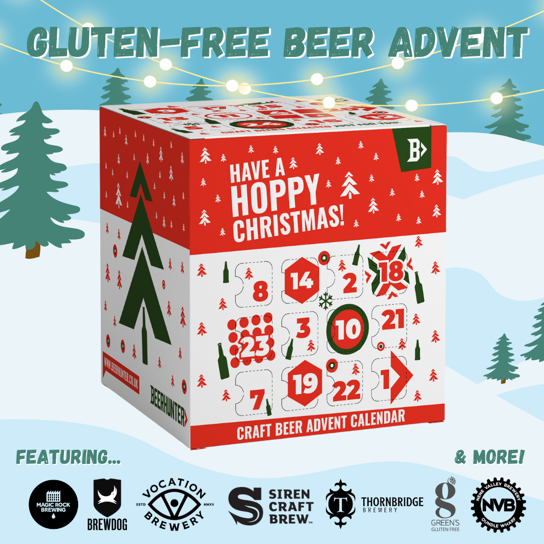 GlutenFree Craft Beer Advent Calendar of Ale, Lagers & IPA's 2024