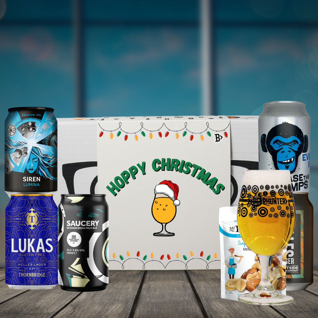 Gluten Free Corporate Hoppy Christmas Mixed Beer Gift Set with Glass (5 x 330ml)