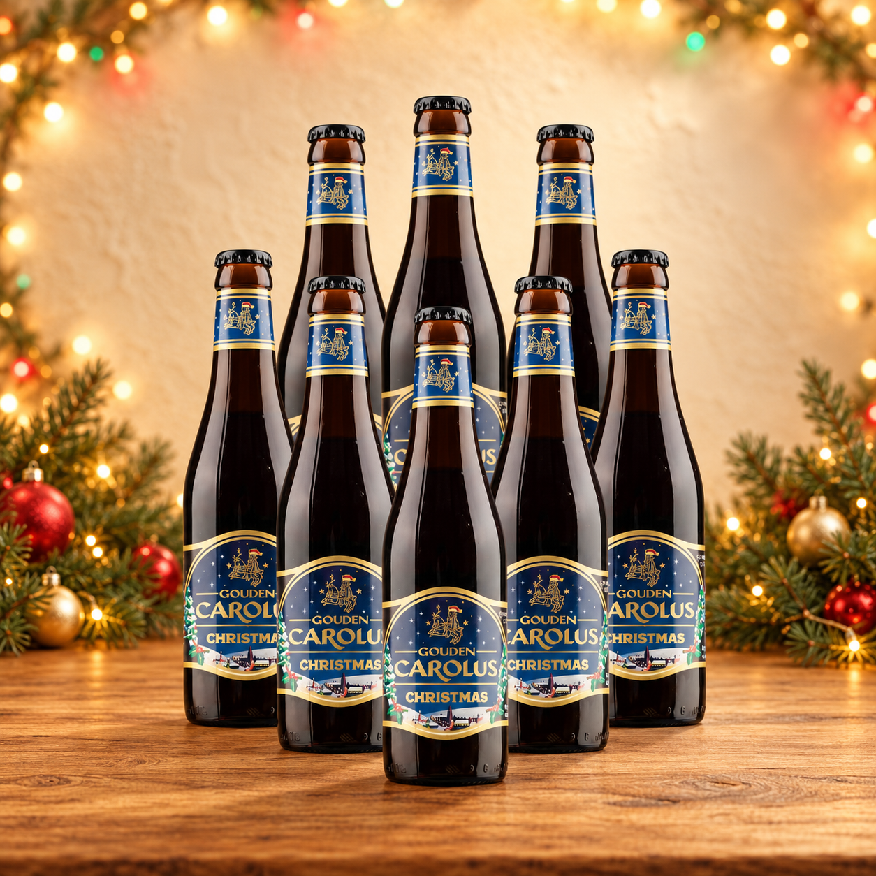Gouden Carolus Christmas Belgian Seasonal Ale 330ml Bottles – 10% ABV (8 Pack)