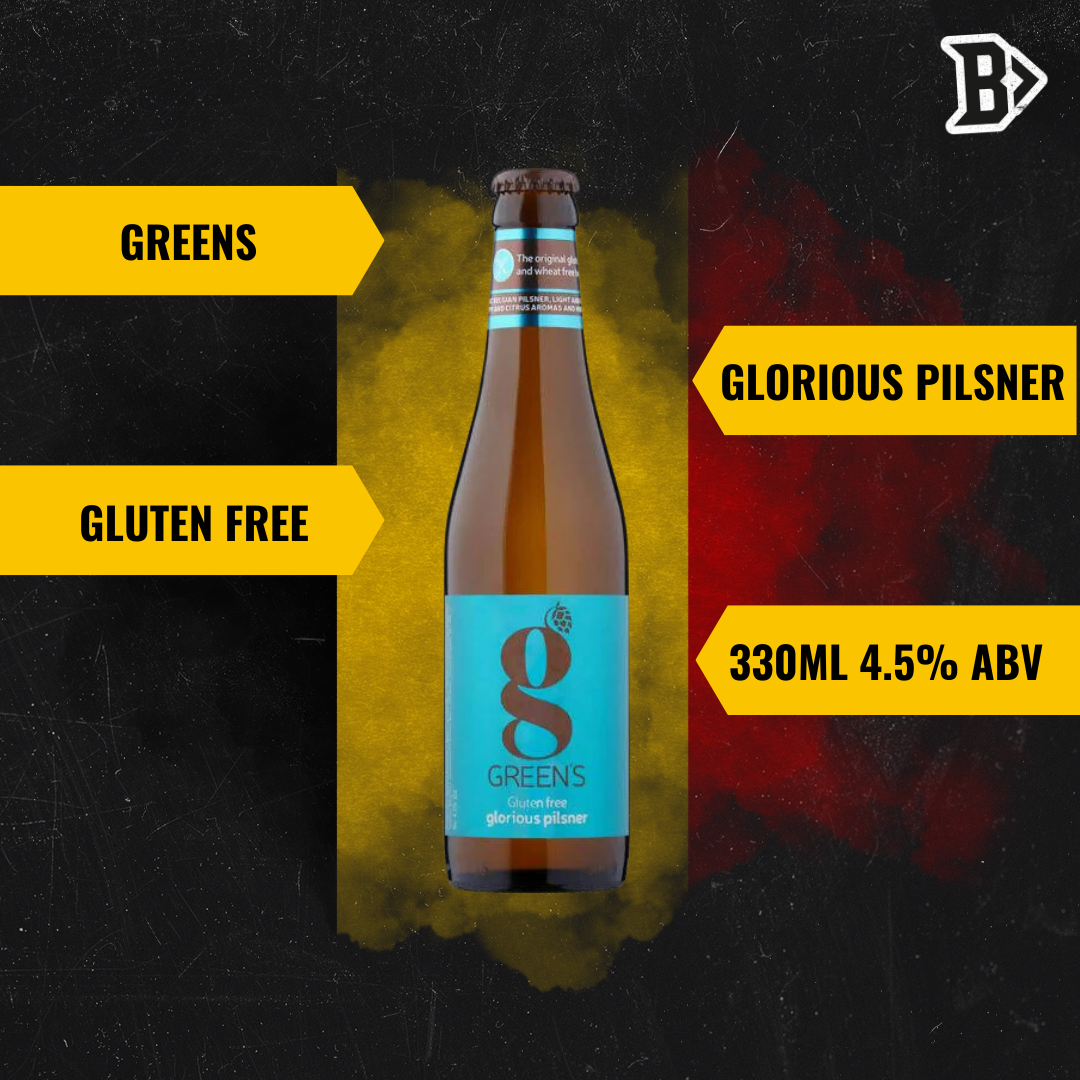 Green's Beer Gluten Free Premium Pilsner 330ml Bottles - 4.5% ABV (12 Pack) - BEERHUNTER