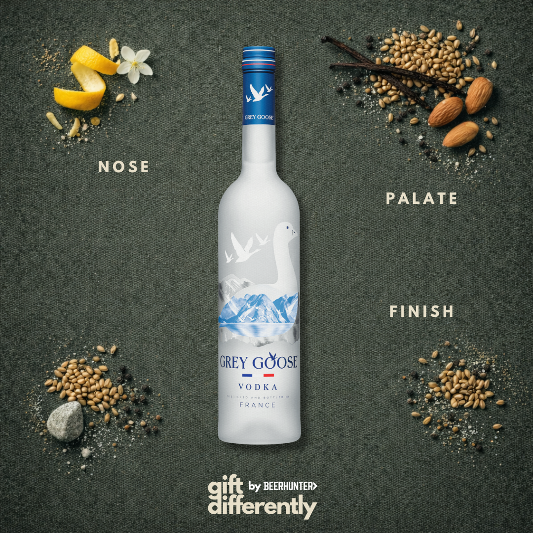 Grey Goose Vodka 14" Gift Hamper with Chocolates and Accessories 70cl (40%ABV)