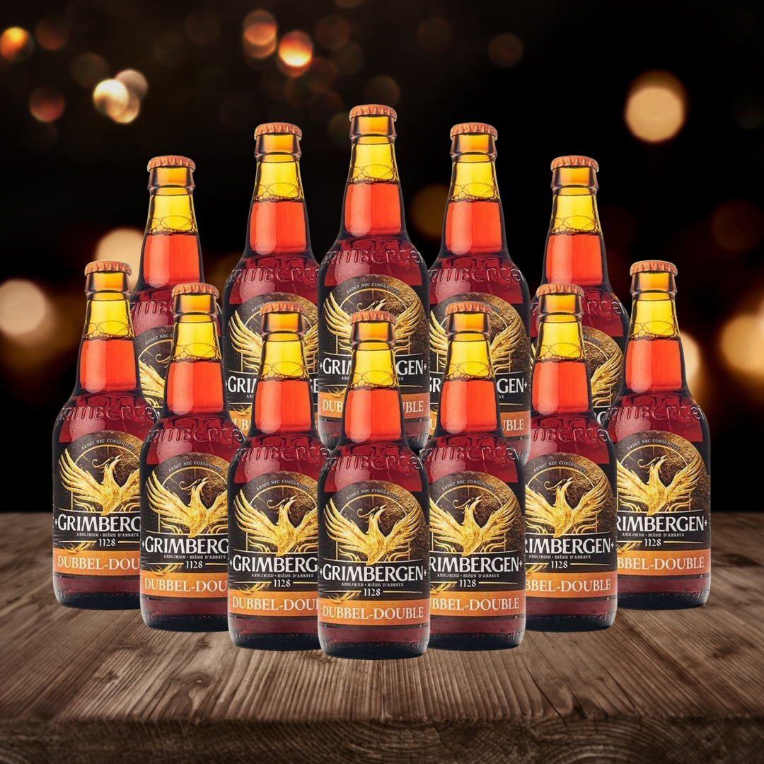 Grimbergen Dubbel Belgian Ale 330ml Bottles 6.5% ABV (12 Pack)