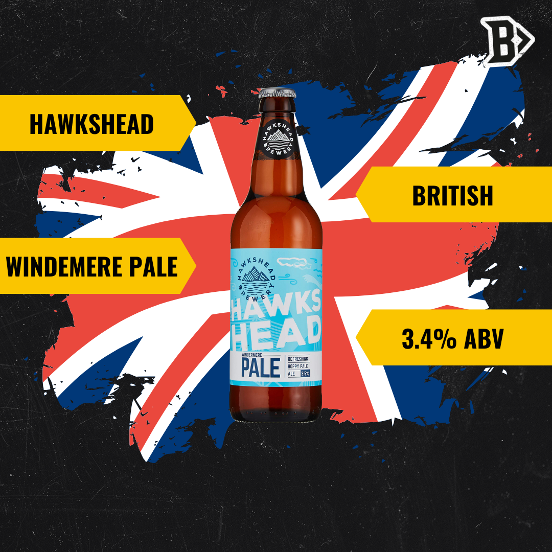 Hawkshead Brewery Windemere Pale Ale 500ml Bottles - 3.4% ABV (12 Pack)