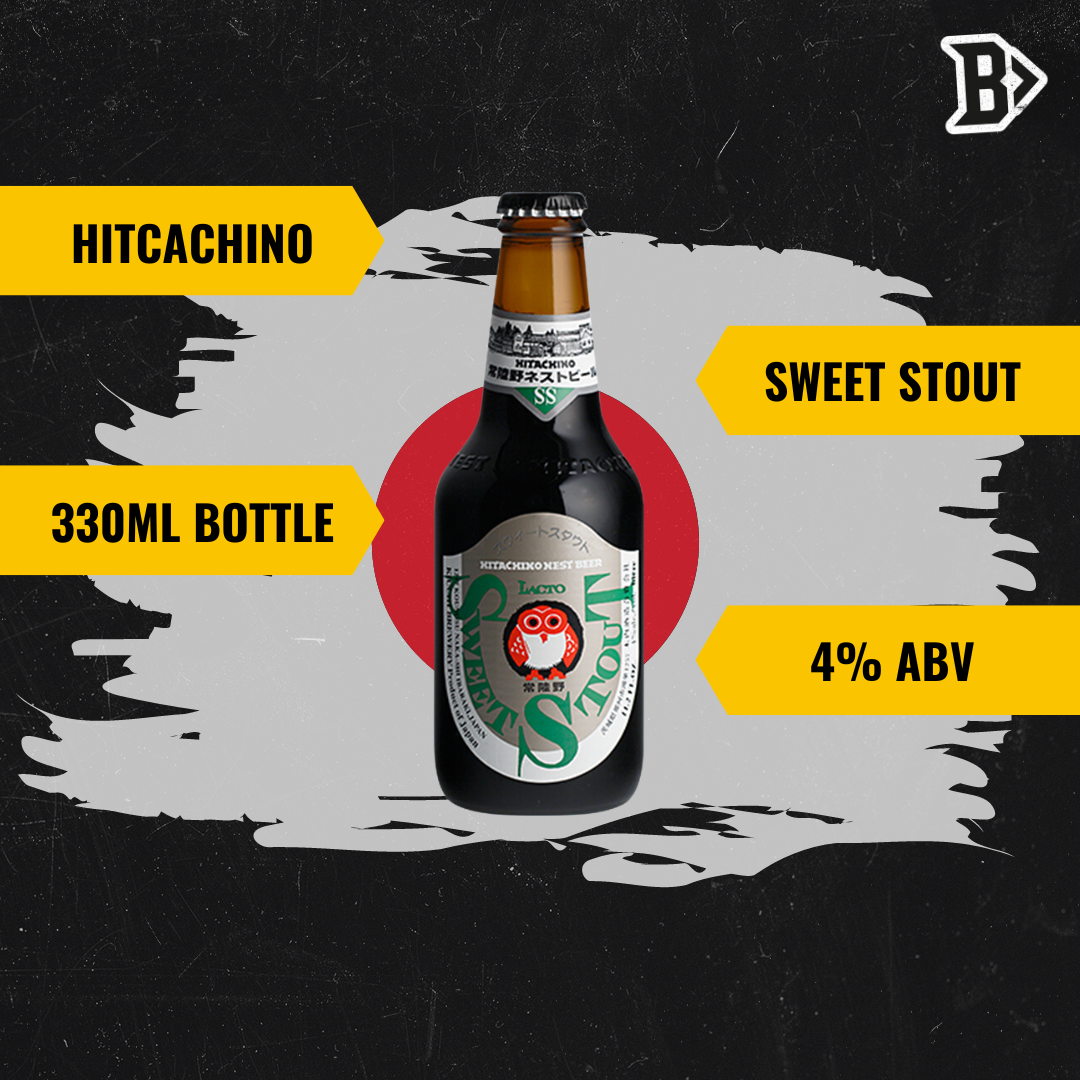 Hitachino Nest Japanese Sweet Stout Beer 330ml Bottles – 4.0% ABV (12 Pack) - BEERHUNTER