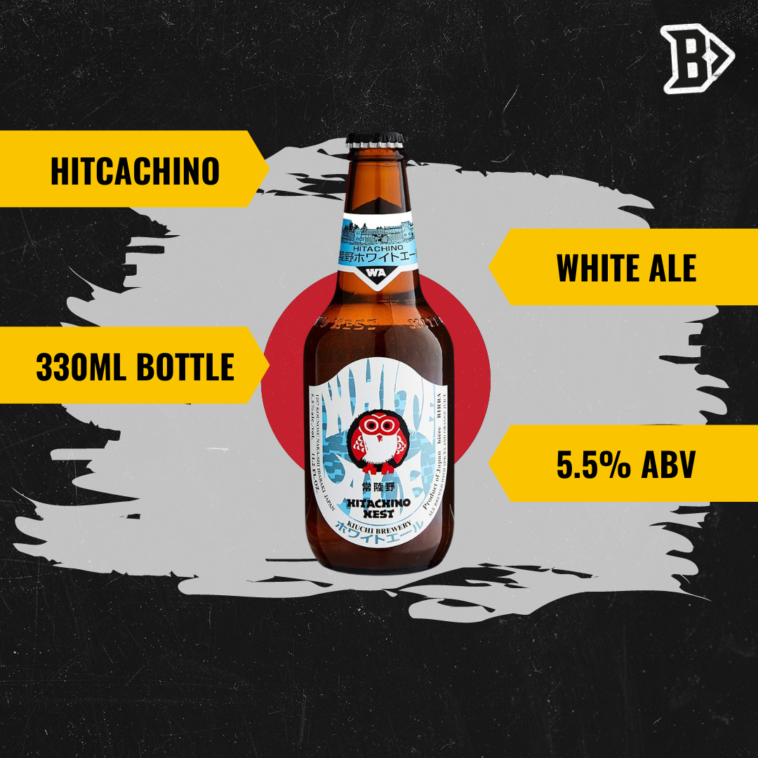 Hitachino Nest White Ale Japanese Beer 330ml Bottles - 5.5% ABV (12 Pack) - BEERHUNTER